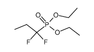 O,O-diethyl 1,1-difluoropropyl phosphonate Structure