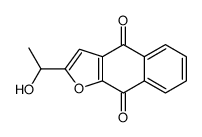 2-(1-hydroxyethyl)benzo[f][1]benzofuran-4,9-dione结构式