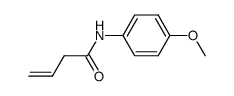N-(4'-methoxyphenyl)-3-butenamide Structure