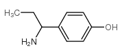 4-(1-aminopropyl)phenol结构式