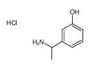 (R)-3-(1-氨基乙基)苯酚盐酸盐结构式