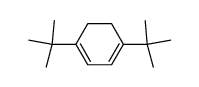 1,4-di-tert-butyl-1,3-cyclohexadiene结构式
