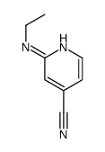 2-(ethylamino)isonicotinonitrile structure