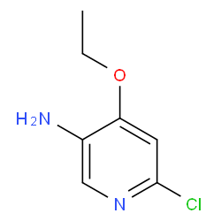 6-氯-4-乙氧基吡啶-3-胺结构式