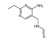 N-(2-ethyl-4-amino-pyrimidin-5-ylmethyl)-thioformamide Structure