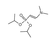 diisopropyl (2-(dimethylamino)vinyl)phosphonate结构式