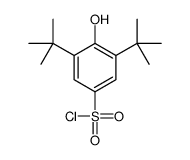 3,5-ditert-butyl-4-hydroxybenzenesulfonyl chloride结构式