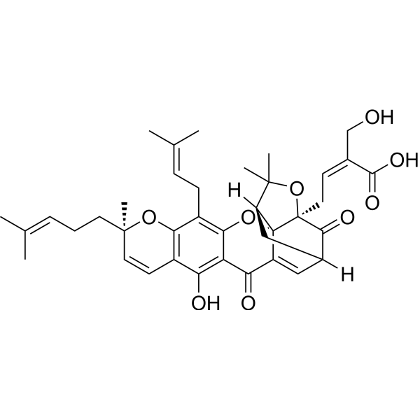 R-30-Hydroxygambogic acid Structure