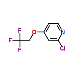 2-氯-4-(2,2,2-三氟乙氧基)吡啶结构式