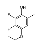 4-Ethoxy-2,3-difluoro-6-methylphenol Structure