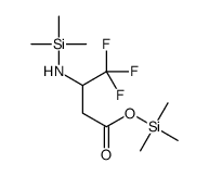 trimethylsilyl 4,4,4-trifluoro-3-(trimethylsilylamino)butanoate结构式
