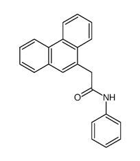 2-(phenanthren-9-yl)-N-phenylacetamide Structure