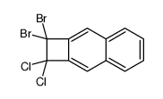 2,2-dibromo-1,1-dichlorocyclobuta[b]naphthalene Structure