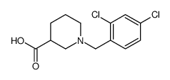 1-[(2,4-二氯苯基)甲基]-3-哌啶甲酸结构式