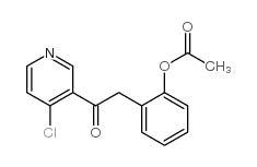 2-acetoxybenzyl 4-chloro-3-pyridyl ketone Structure