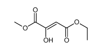 4-O-ethyl 1-O-methyl 2-hydroxybut-2-enedioate结构式