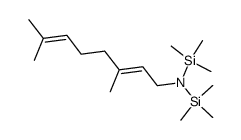 N,N-Bis(trimethylsilyl)geranylamin结构式