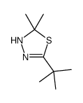5-tert-butyl-2,2-dimethyl-3H-1,3,4-thiadiazole结构式