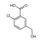 2-chloro-5-(hydroxymethyl)benzoic acid Structure