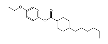 (4-ethoxyphenyl) 4-hexylcyclohexane-1-carboxylate Structure