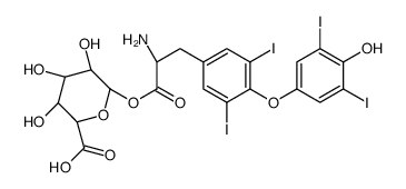 Levothyroxine acyl glucuronide Structure
