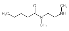 N-methyl-N-[2-(methylamino)ethyl]pentanamide结构式