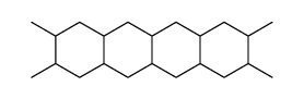 2,3,8,9-tetramethyl-1,2,3,4,4a,5,5a,6,6a,7,8,9,10,10a,11,11a,12,12a-octadecahydrotetracene结构式