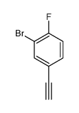 3-溴-4-氟苯乙炔结构式