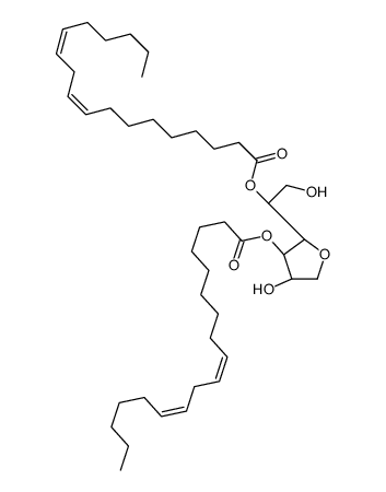 Sorbitan, di-9,12-octadecadienoate, (all-Z)-结构式