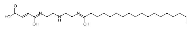 4-[2-[2-(octadecanoylamino)ethylamino]ethylamino]-4-oxobut-2-enoic acid Structure