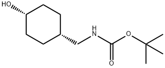 ((顺式-4-羟基环己基)甲基)氨基甲酸叔丁酯结构式