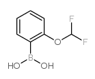 [2-(Difluoromethoxy)phenyl]boronic acid structure