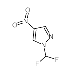 1-(二氟甲基)-4-硝基-1H-吡唑结构式