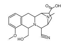 8,11-Iminoazepino[1,2-b]isoquinoline-10- carboxylic acid,7-cyano-5,7,8,9,10,11,11a,12- octahydro-5-(hydroxymethyl)-4-methoxy-13- methyl-,(5R,7R,8S,10R,11R,11aS)- Structure