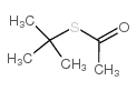s-tert-butyl thioacetate structure
