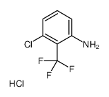 [3-chloro-2-(trifluoromethyl)phenyl]ammonium,chloride结构式