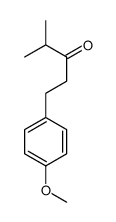 1-(4-methoxyphenyl)-4-methylpentan-3-one结构式