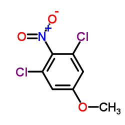 1,3-二氯-5-甲氧基-2-硝基苯结构式