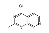 4-氯-2-甲基吡啶并[3,4-d]嘧啶结构式