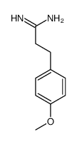 3-(4-Methoxyphenyl)propanimidamide结构式