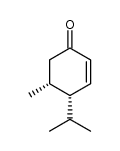 2-Cyclohexen-1-one,5-methyl-4-(1-methylethyl)-,trans-(9CI) picture