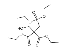 diethyl 2-((diethoxyphosphoryl)methyl)-2-(hydroxymethyl)malonate Structure