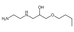 1-(2-aminoethylamino)-3-butoxypropan-2-ol Structure