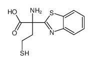 S-2-苯并噻唑基-L-高半胱氨酸结构式