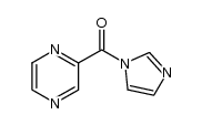 pyrazinecarboxylic acid imidazolide Structure