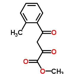 2,4-二氧代-4-(邻甲苯基)丁酸甲酯结构式