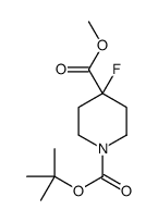 1-叔丁基4-甲基4-氟哌啶-1,4-二羧酸酯结构式