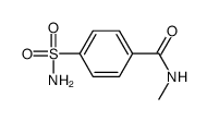 4-(氨基磺酰基)-N-甲基苯甲酰胺结构式