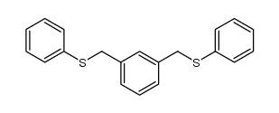 1,3-bis(phenylthio)methylbenzene结构式