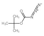 Carbonazidic acid,1,1-dimethylethyl ester结构式